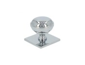 Alexander and Wilks Quantock Cupboard Knob on Square Backplate