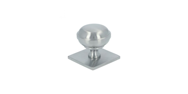 Alexander and Wilks Quantock Cupboard Knob on Square Backplate