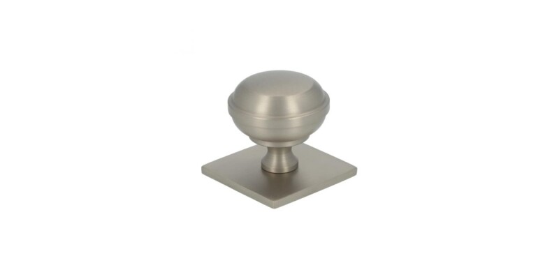 Alexander and Wilks Quantock Cupboard Knob on Square Backplate