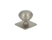 Alexander and Wilks Quantock Cupboard Knob on Square Backplate