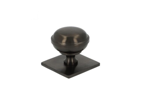 Alexander and Wilks Quantock Cupboard Knob on Square Backplate