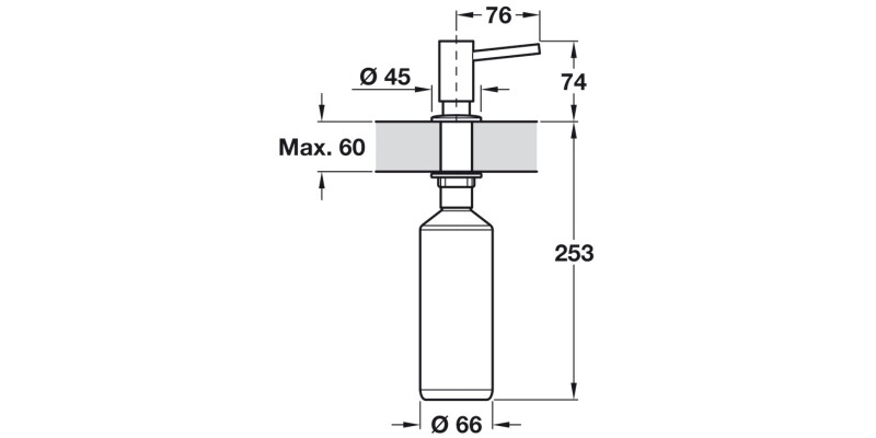 Grohe Cosmopolitan Soap Dispenser BSS