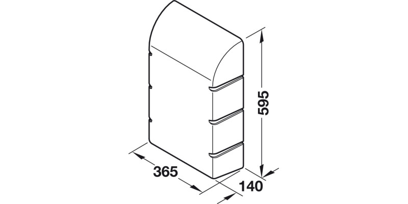 Ironfix Wall Mnt Iron Board Hood