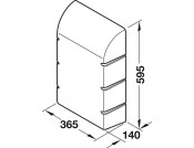 Ironfix Wall Mnt Iron Board Aluminium