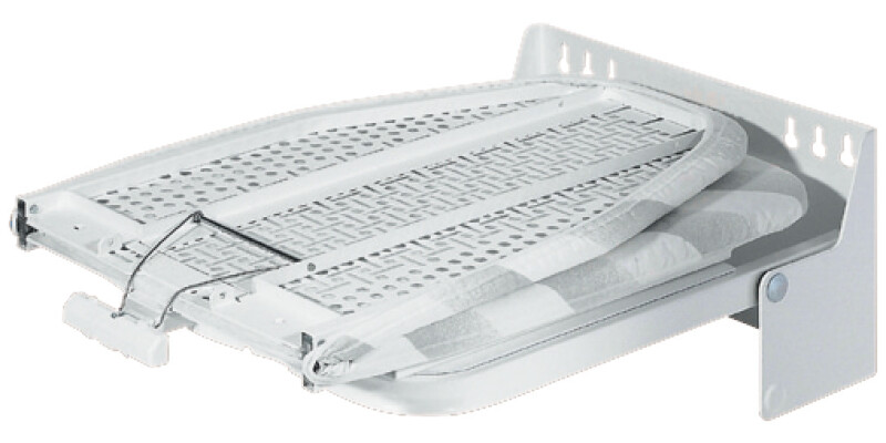 Ironfix Wall Mnt Iron Board Grey Striped