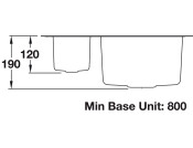RM UB4015L/ Atlan.Classic 1.5B LH Sink