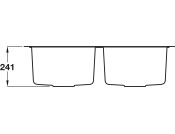 RM PAR3641CW/ Paragon Gran 2.0B Sink Wht