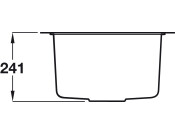 RM PAR4553AS/ Paragon Gran 1.0B Sink Blk