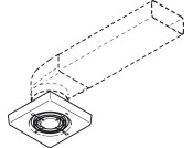 Sys4 90D Elbow Connector White