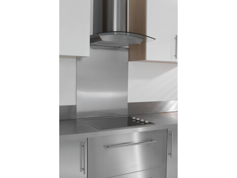 Splashback, Brushed Stainless Steel, 0.9 mm Thick