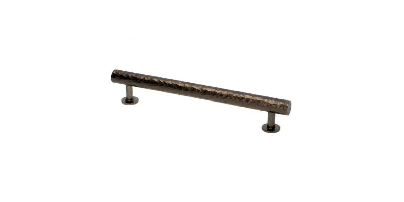 Alexander and Wilks Leila Hammered T-bar Cupboard Pull Handle