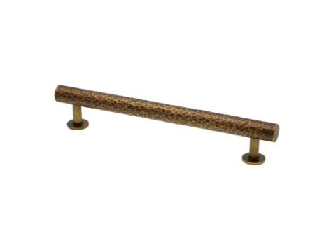 Alexander and Wilks Leila Hammered T-bar Cupboard Pull Handle