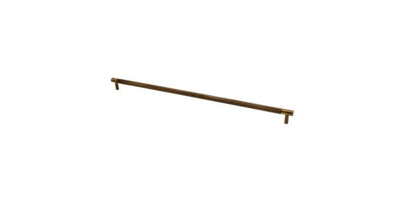 Alexander and Wilks Brunel Knurled T-Bar Cupboard Pull Handle