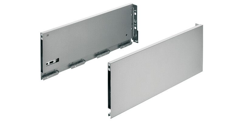 Drawer Sides, 185 mm High, Steel, Vionaro