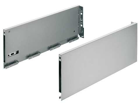 Drawer Sides, 185 mm High, Steel, Vionaro