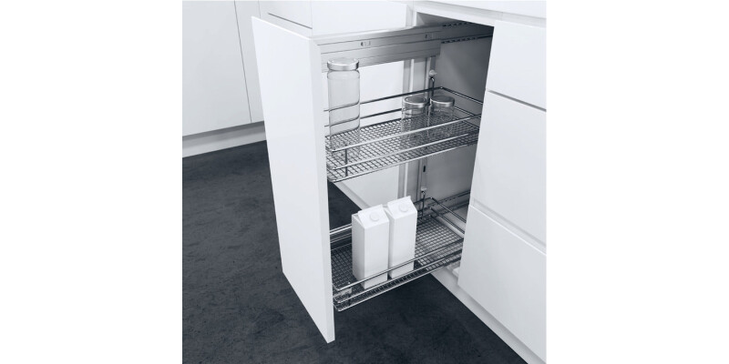 Storage Basket Set, for Cabinet Width 150-300 mm, Vauth-Sagel VS SUB Side