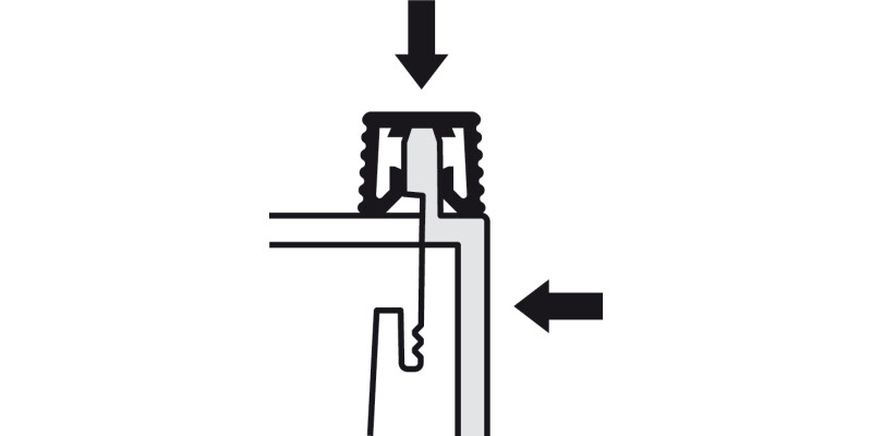 Cuisio Cutlery End Piece 423mm Gph