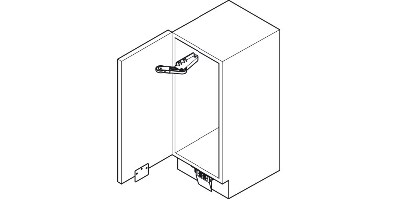 Hailo Foot Operated Dr Opener Hinged Drs