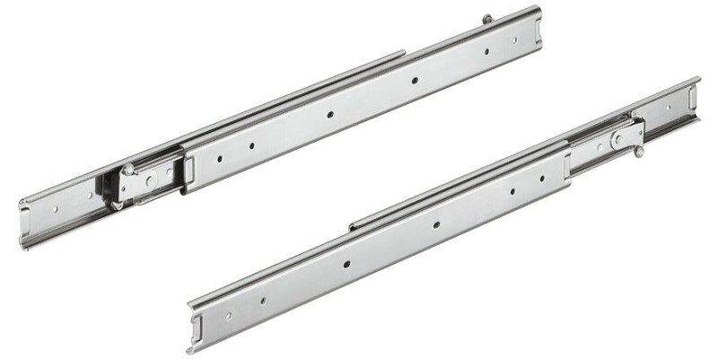 Ball Bearing Drawer Runners, Two Way Travel, Full Extension, Load Capacity 40-45