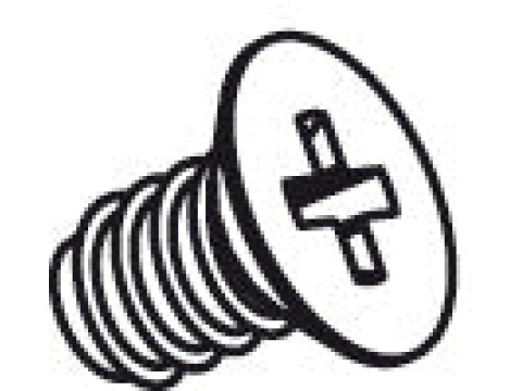 Countersunk Screws, M5/M4, for Tiomos M0 Hinge