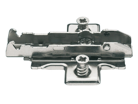 Mounting Plate, Cruciform, 4 Point Fixing, Pre-Mounted Euro Screw Fixing, for Ti