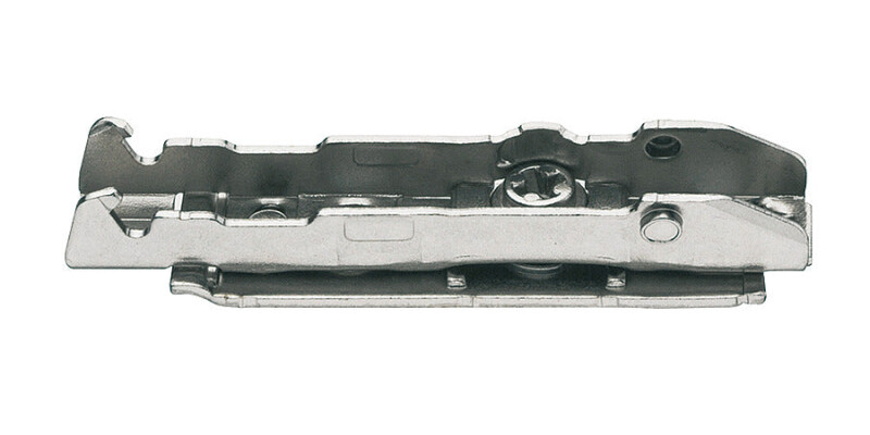Mounting Plate, Inline, Screw Fixing, for Tiomos Click On System Hinges