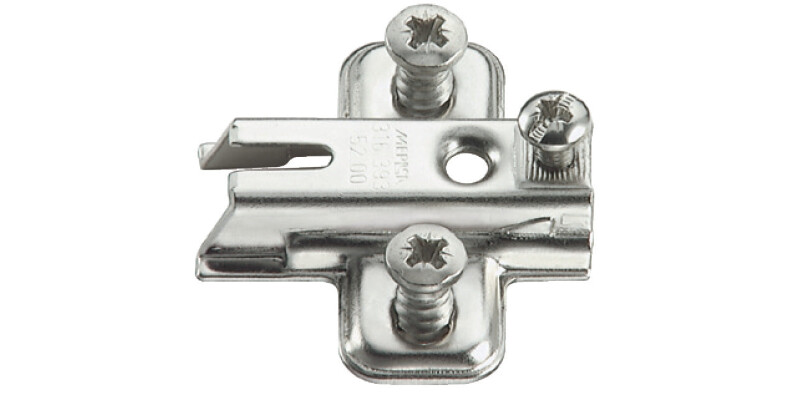 Mounting Plate, Super Compact Cruciform, One Part Plate, for Grass Slide On Syst