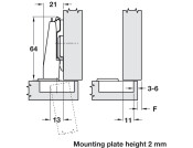Nexis 100D Hinge Click Sprung SF Full