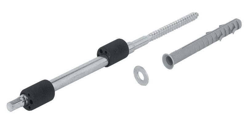 Concealed Shelf Support, Press-Fit, for Installation into Masonry Walls