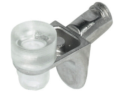 Shelf Support, Plug in, for &Oslash; 5 mm Hole with Twin Grooves