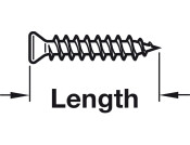 Mounting Screw 15mm St NP