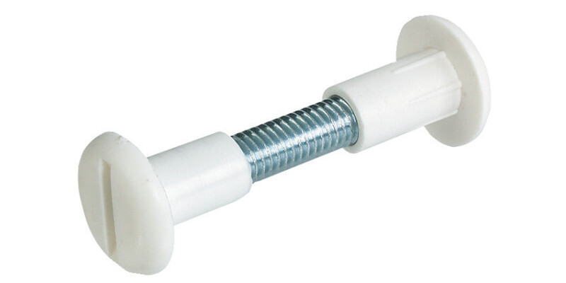 Connecting Screw, Complete Fitting with Sleeve, Plastic Head Element with Screwd