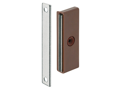 Magnetic Catch, Pull (approx) 5.0 kg, with Plate Magnets, for Screw Fixing, Slim