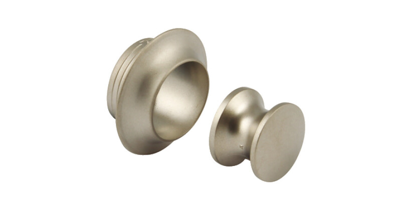 Push Lock Knob and Rosette, for 13 mm Door Thickness