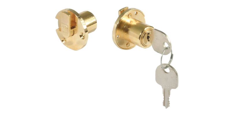 Inlaid Flap Lock, with &Oslash; 19 mm Cylinder, Rondell