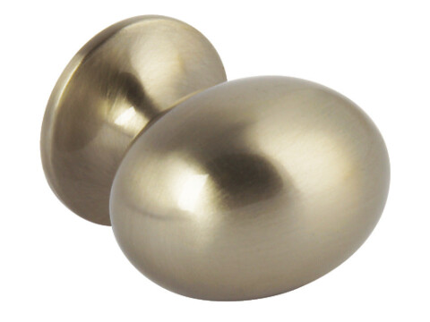 Knob, Zinc Alloy, &Oslash; 25 mm, Oval