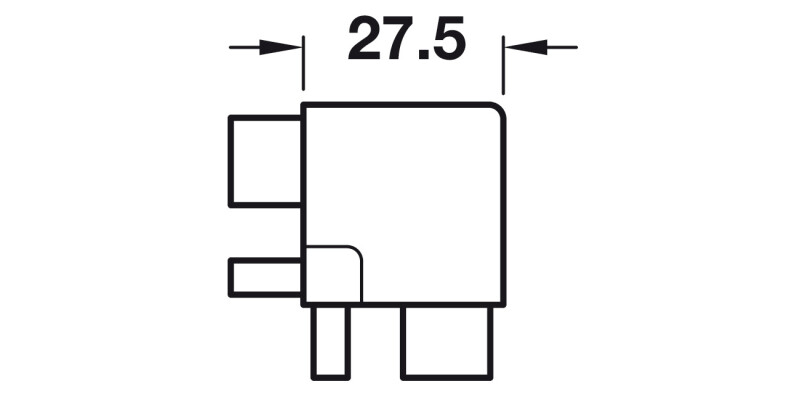 Gola B+ Ext Profile Connector White