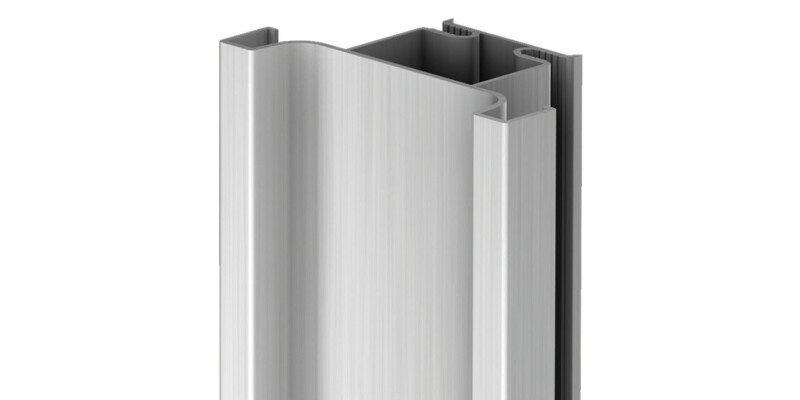 Profile Handle, for Vertical Fixing Between Doors, Gola System D