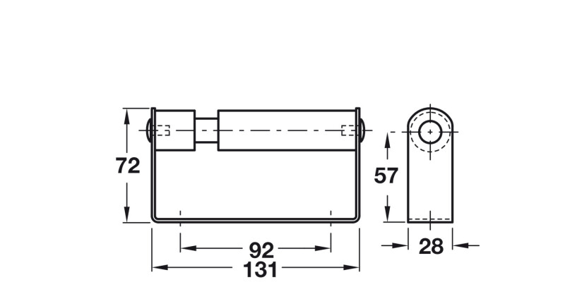 Toilet Roll Holder/Wooden Spindle SSS