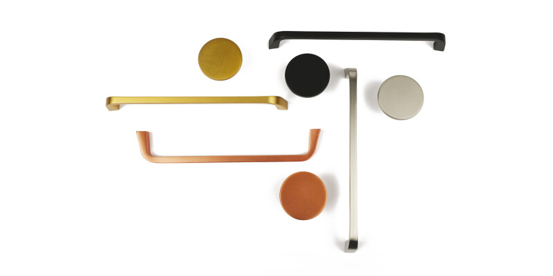 Este Pull Handle ZA Brushed Gold 160mm c