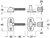 Sash Fastener Economy ZA ZP