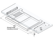 Pencil Tray Ext With Runners