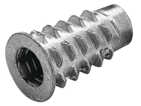 Screw-In Sleeve, M6 Internal Thread, with SW6 Hexagon Socket Head, for &Oslash; 7.5 mm