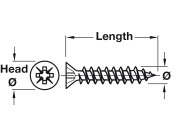 Multipurpose Scr Ful Csk PZ D4.5x25mm