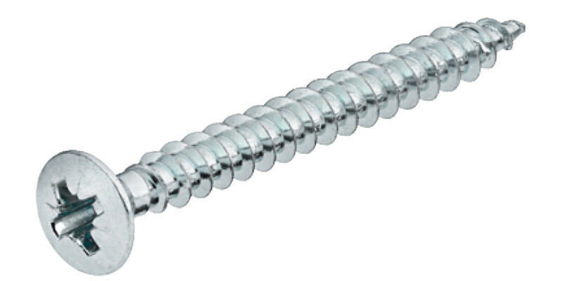 Hospa Screw, Chipboard, Raised Head, with PZ Cross Slot, Fully Threaded