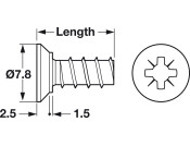 Varianta Scr Ful Csk PZ2 D3.0x13.5mm SNP
