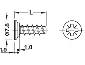 Varianta Scr Ful Csk PZ2 D3.0x13.5mm SNP