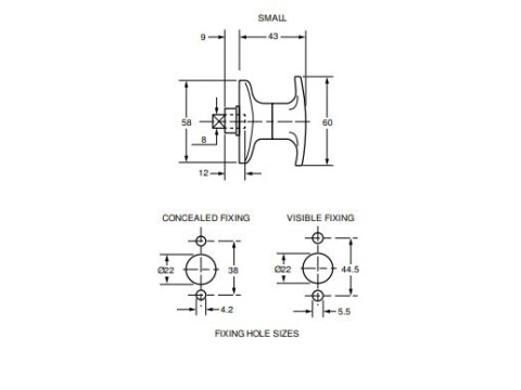 9MM T HANDLE 1601