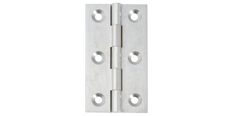 Broad Style Hinge, 64 x 35 mm, Brass