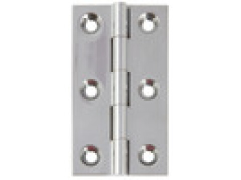 Broad Style Hinge, 75 x 42 mm, Brass